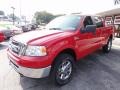 2007 Bright Red Ford F150 XLT SuperCrew 4x4  photo #2