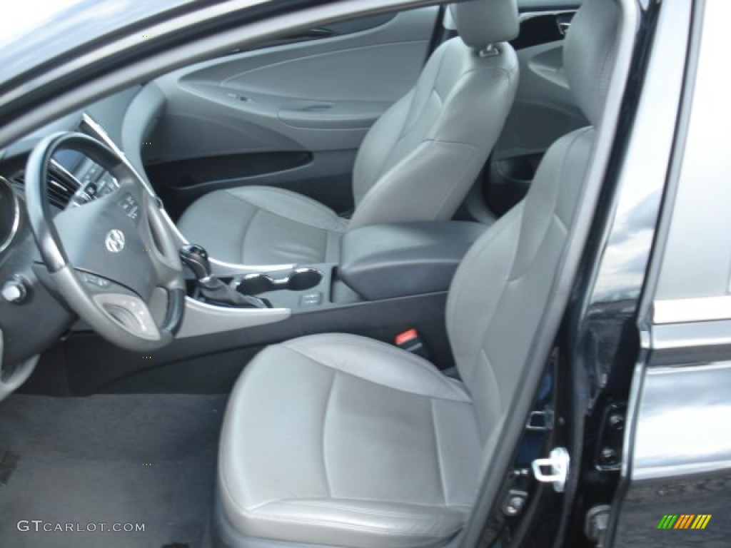 2011 Sonata Limited - Midnight Black / Black photo #11
