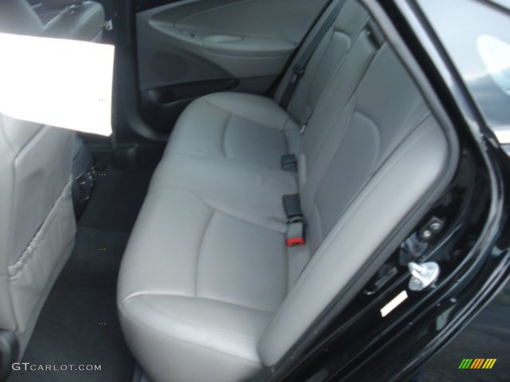 2011 Sonata Limited - Midnight Black / Black photo #13