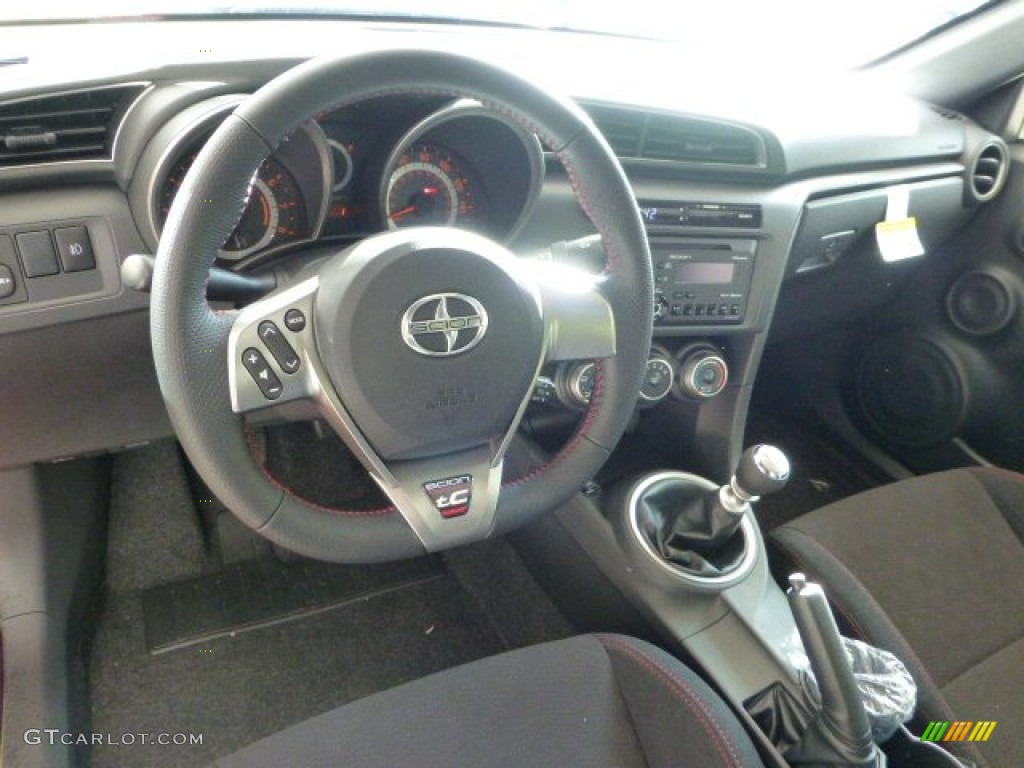 2013 Scion tC Release Series 8.0 RS 8.0 Dark Charcoal/Red Dashboard Photo #71439116