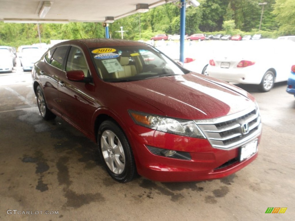 2010 Accord Crosstour EX-L 4WD - Tango Red Pearl / Ivory photo #1