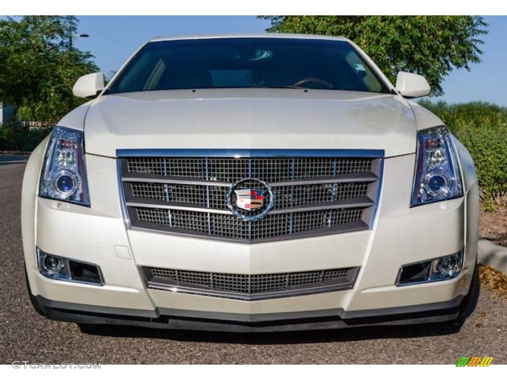 White Diamond Tri-Coat 2009 Cadillac CTS Sedan Exterior Photo #71441099