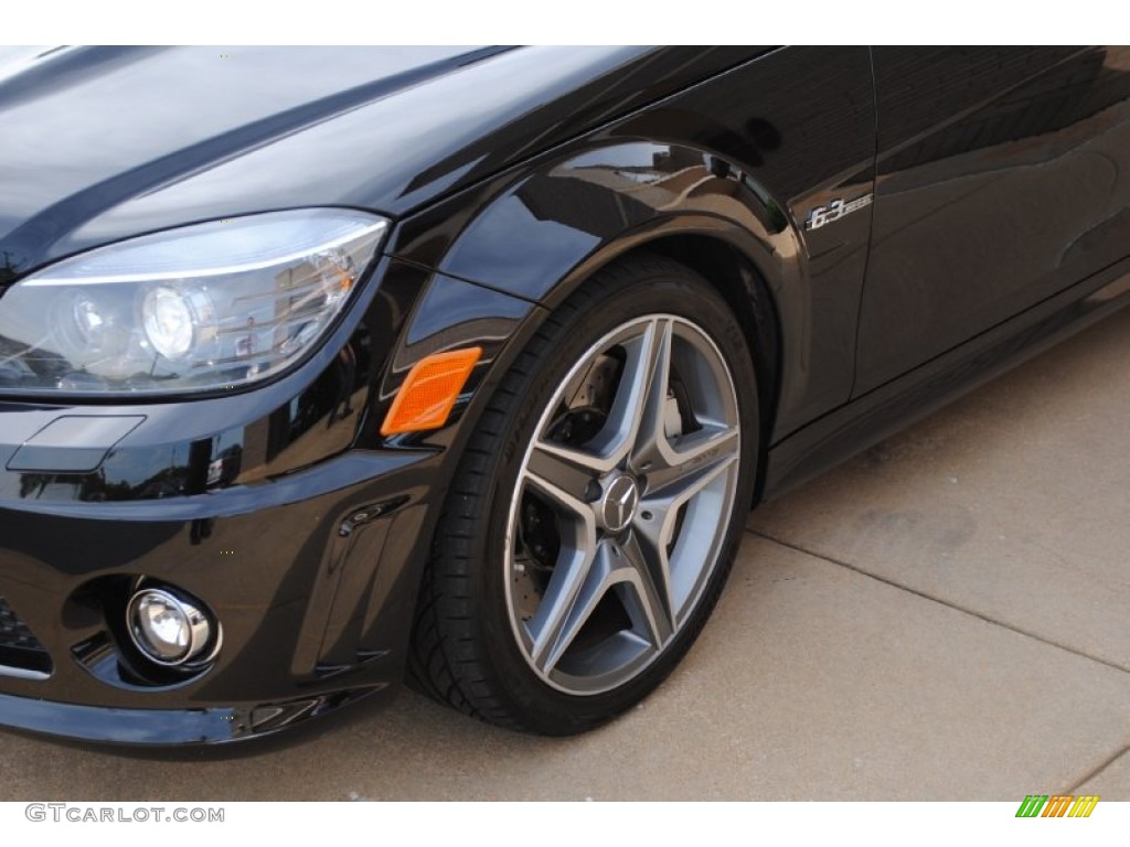 2009 C 63 AMG - Black / Black AMG Premium Leather photo #4