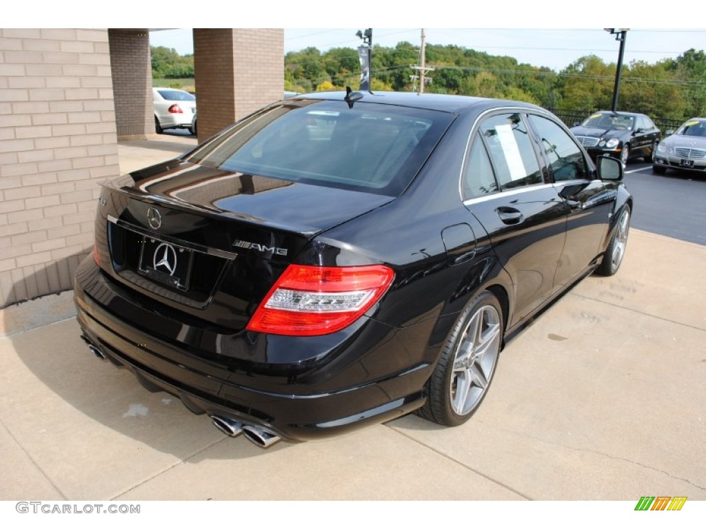 2009 C 63 AMG - Black / Black AMG Premium Leather photo #11