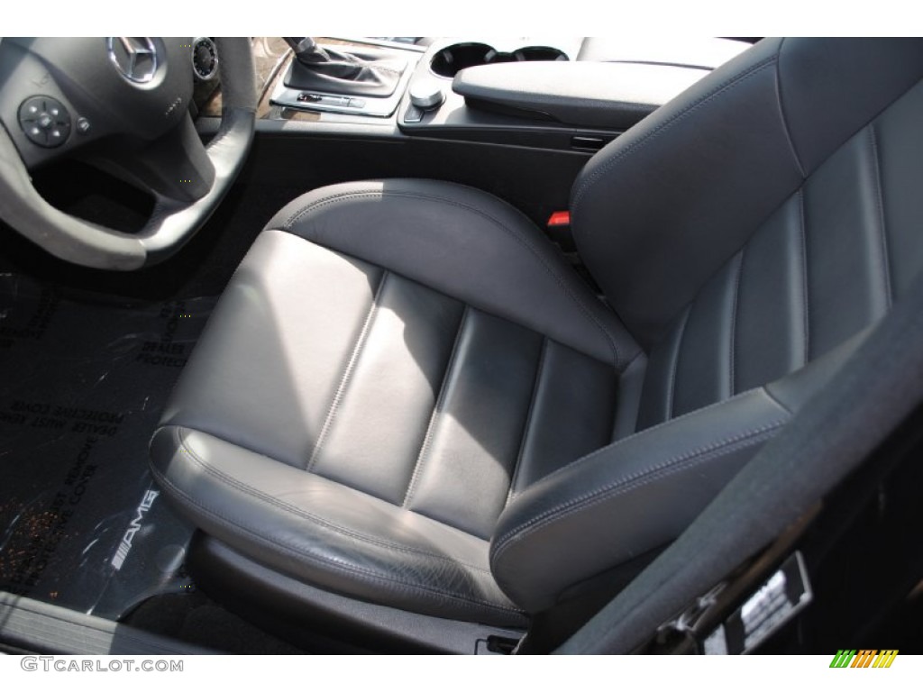 2009 C 63 AMG - Black / Black AMG Premium Leather photo #22