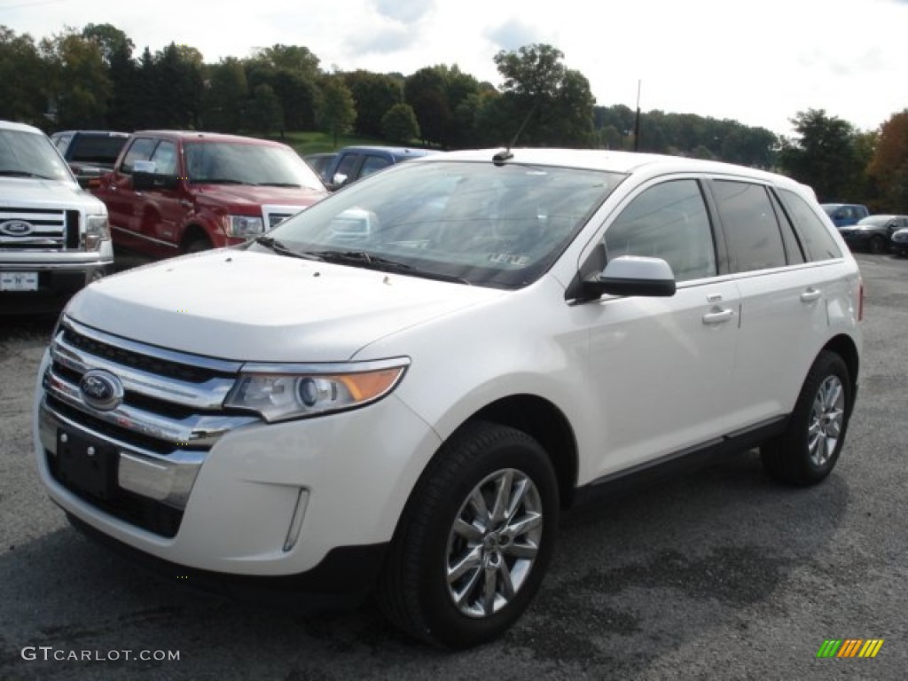 2012 Edge Limited AWD - White Platinum Metallic Tri-Coat / Medium Light Stone photo #4