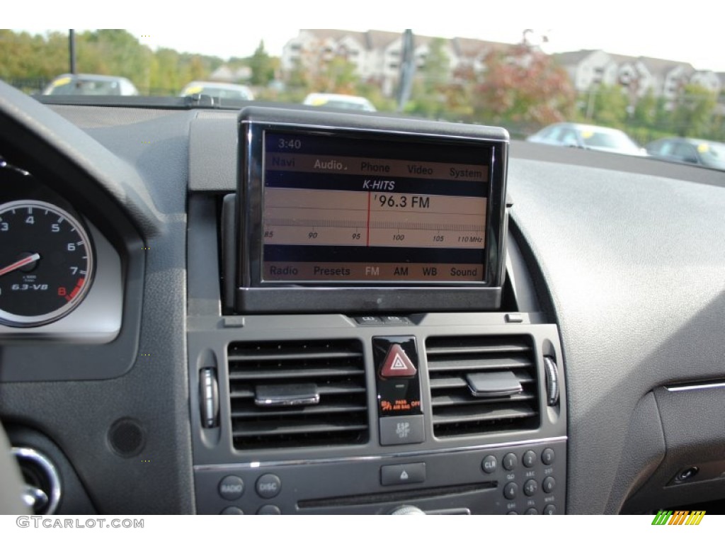 2009 C 63 AMG - Black / Black AMG Premium Leather photo #25