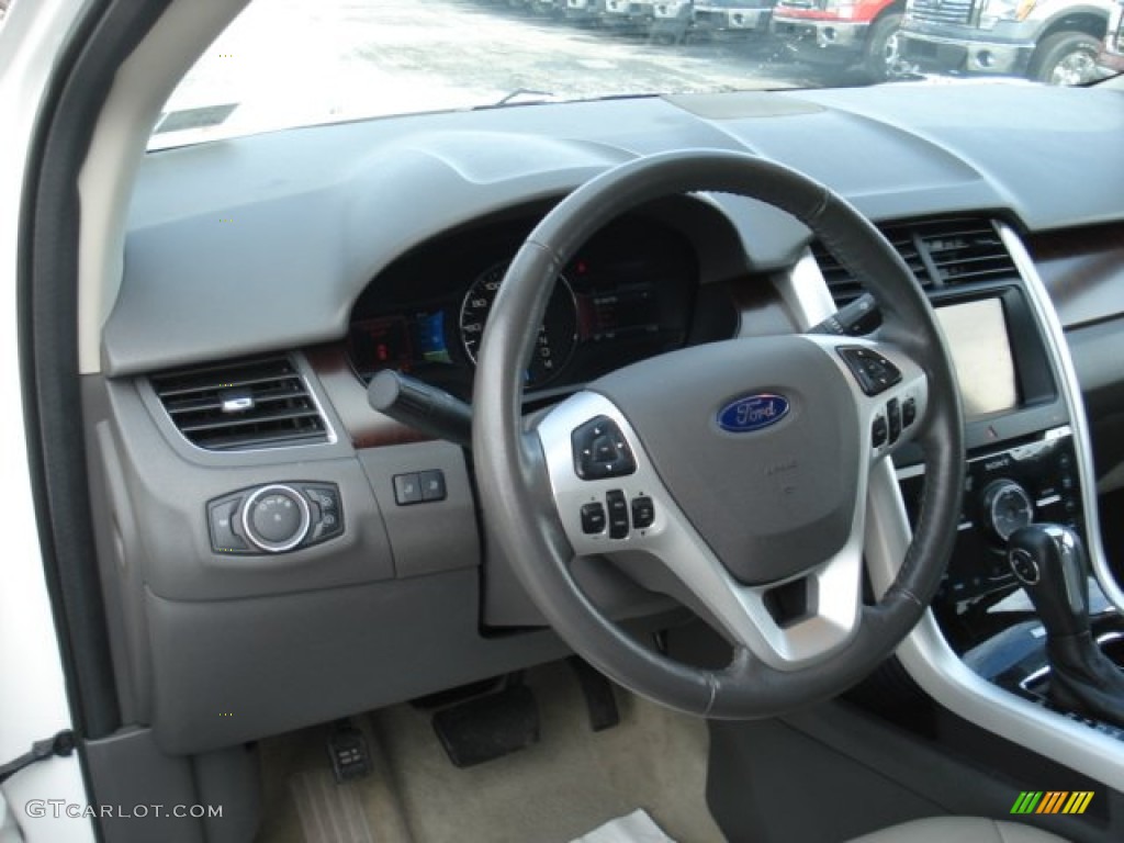 2012 Edge Limited AWD - White Platinum Metallic Tri-Coat / Medium Light Stone photo #10