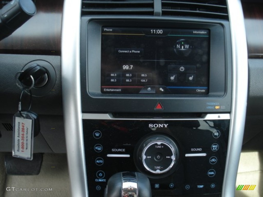 2012 Edge Limited AWD - White Platinum Metallic Tri-Coat / Medium Light Stone photo #16