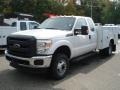 Oxford White - F350 Super Duty XL SuperCab 4x4 Commercial Photo No. 4