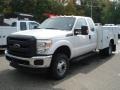 2012 Oxford White Ford F350 Super Duty XL SuperCab 4x4 Commercial  photo #4