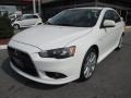 Wicked White Metallic 2013 Mitsubishi Lancer GT Exterior