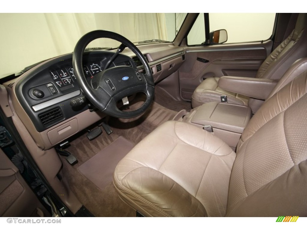 Beige Interior 1993 Ford Bronco Eddie Bauer 4x4 Photo