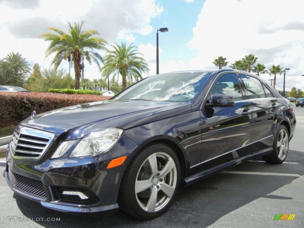 Capri Blue Metallic 2011 Mercedes-Benz E 350 Sedan Exterior Photo #71443205