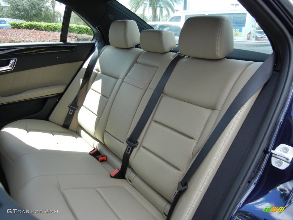 Almond/Black Interior 2011 Mercedes-Benz E 350 Sedan Photo #71443307