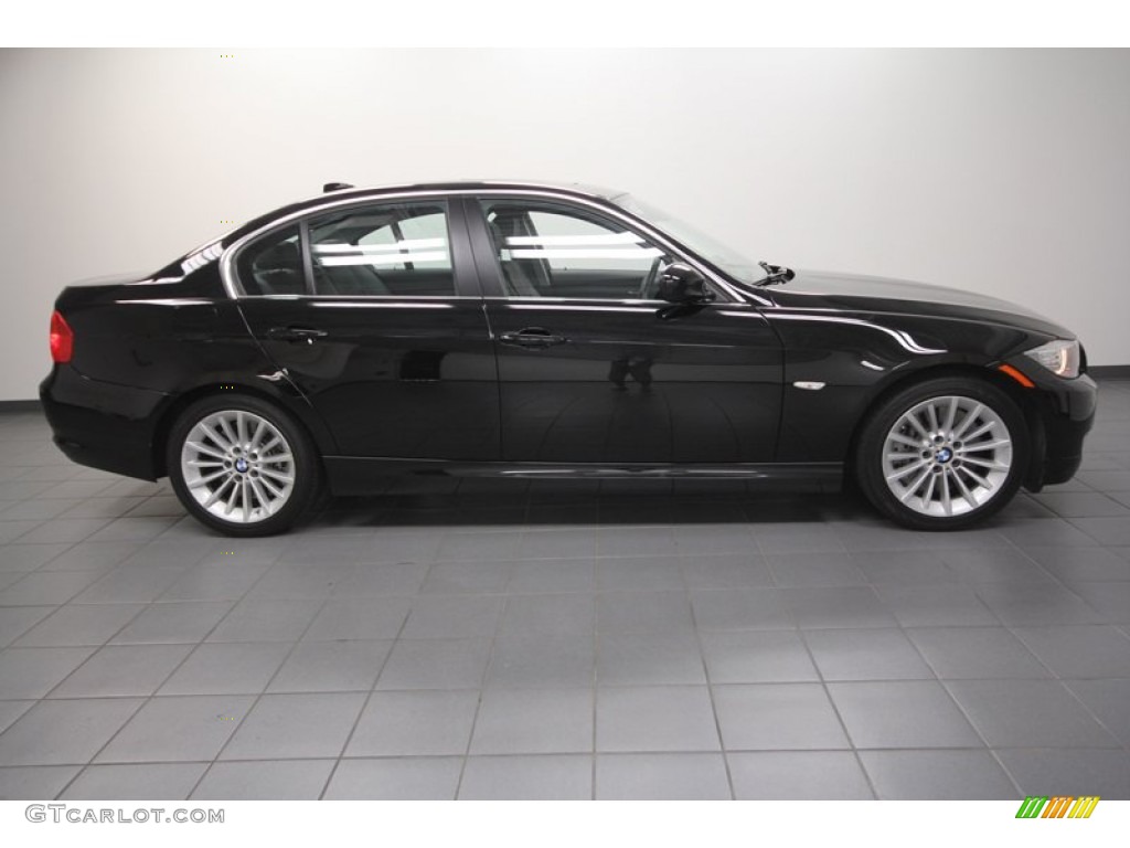 2011 3 Series 335i Sedan - Jet Black / Black photo #7