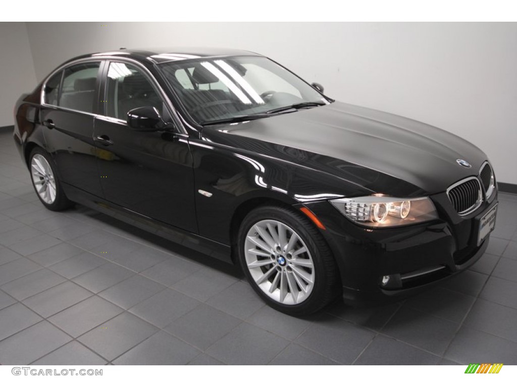 2011 3 Series 335i Sedan - Jet Black / Black photo #8