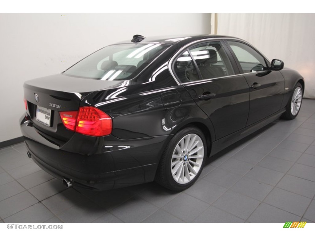 2011 3 Series 335i Sedan - Jet Black / Black photo #11