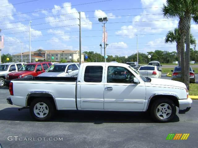 2006 Silverado 1500 Extended Cab - Summit White / Medium Gray photo #6