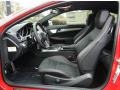 Black/Red Stitch w/DINAMICA Inserts Prime Interior Photo for 2013 Mercedes-Benz C #71445372