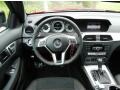 Black/Red Stitch w/DINAMICA Inserts Dashboard Photo for 2013 Mercedes-Benz C #71445398