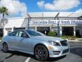 2013 Diamond Silver Metallic Mercedes-Benz C 250 Coupe  photo #2