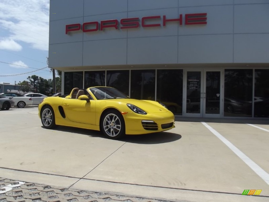 2013 Boxster  - Racing Yellow / Luxor Beige photo #1