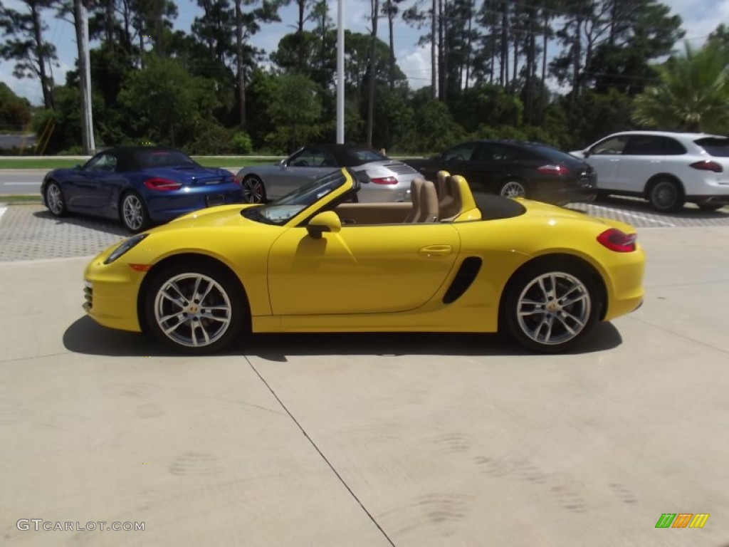 2013 Boxster  - Racing Yellow / Luxor Beige photo #4