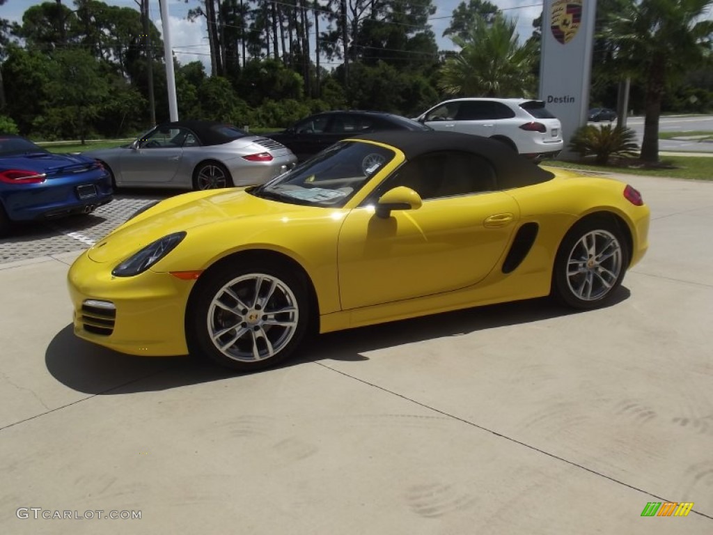 2013 Boxster  - Racing Yellow / Luxor Beige photo #13