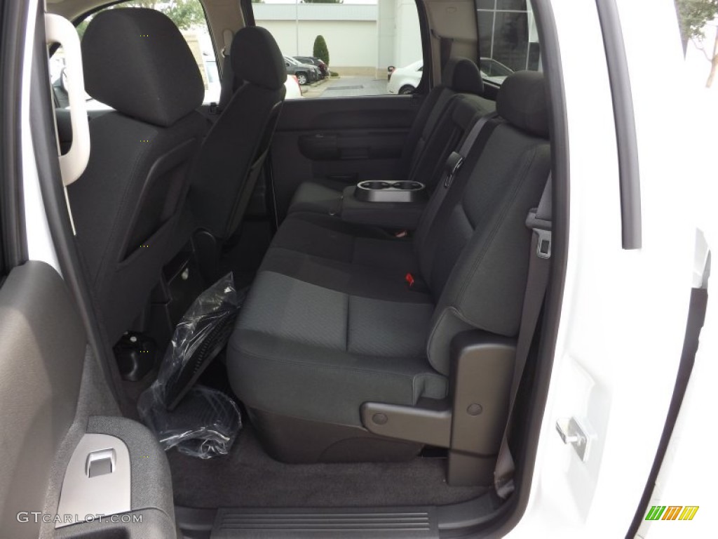 2013 Sierra 1500 SLE Crew Cab - Summit White / Ebony photo #13