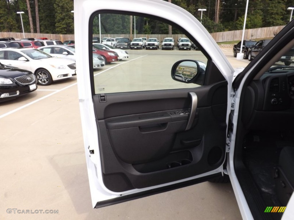 2013 Sierra 1500 SLE Crew Cab - Summit White / Ebony photo #14