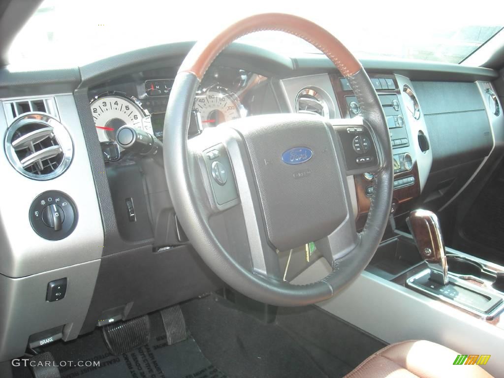 2009 Expedition EL King Ranch - Royal Red Metallic / Charcoal Black/Chaparral Leather photo #22