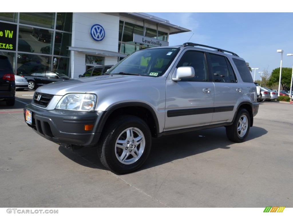 2001 CR-V EX 4WD - Satin Silver Metallic / Dark Gray photo #1