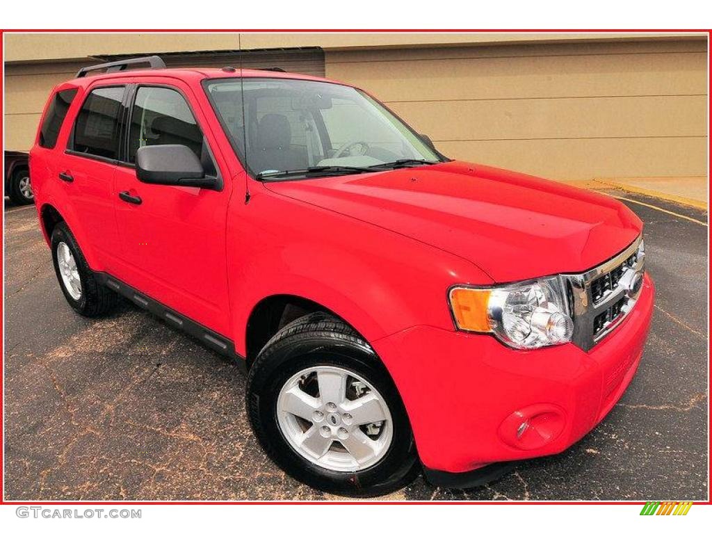 2009 Escape XLT V6 - Torch Red / Stone photo #8