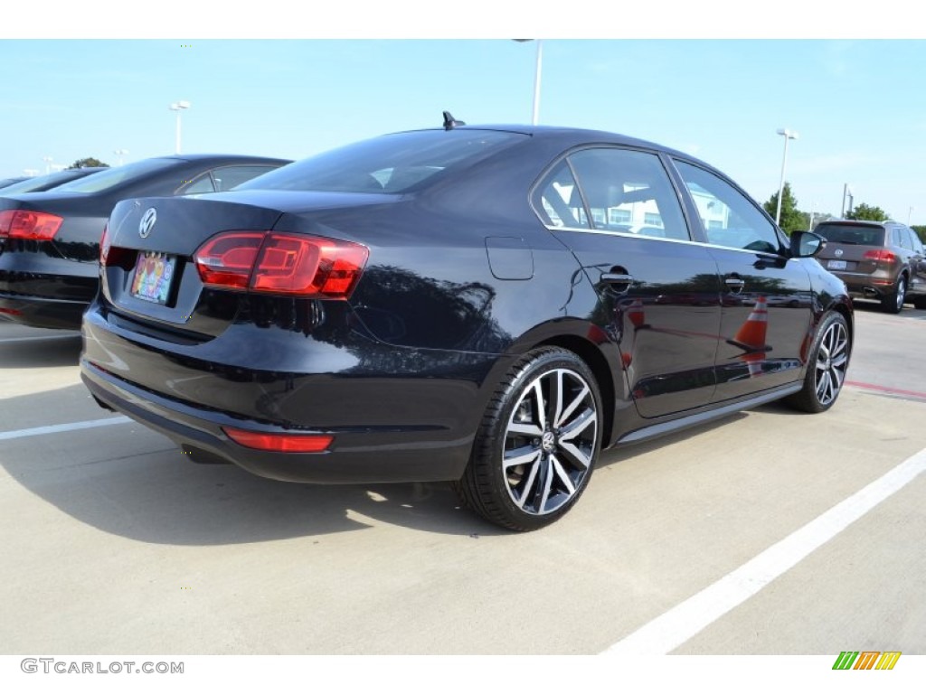 2013 Jetta GLI Autobahn - Deep Black Pearl Metallic / Titan Black photo #2