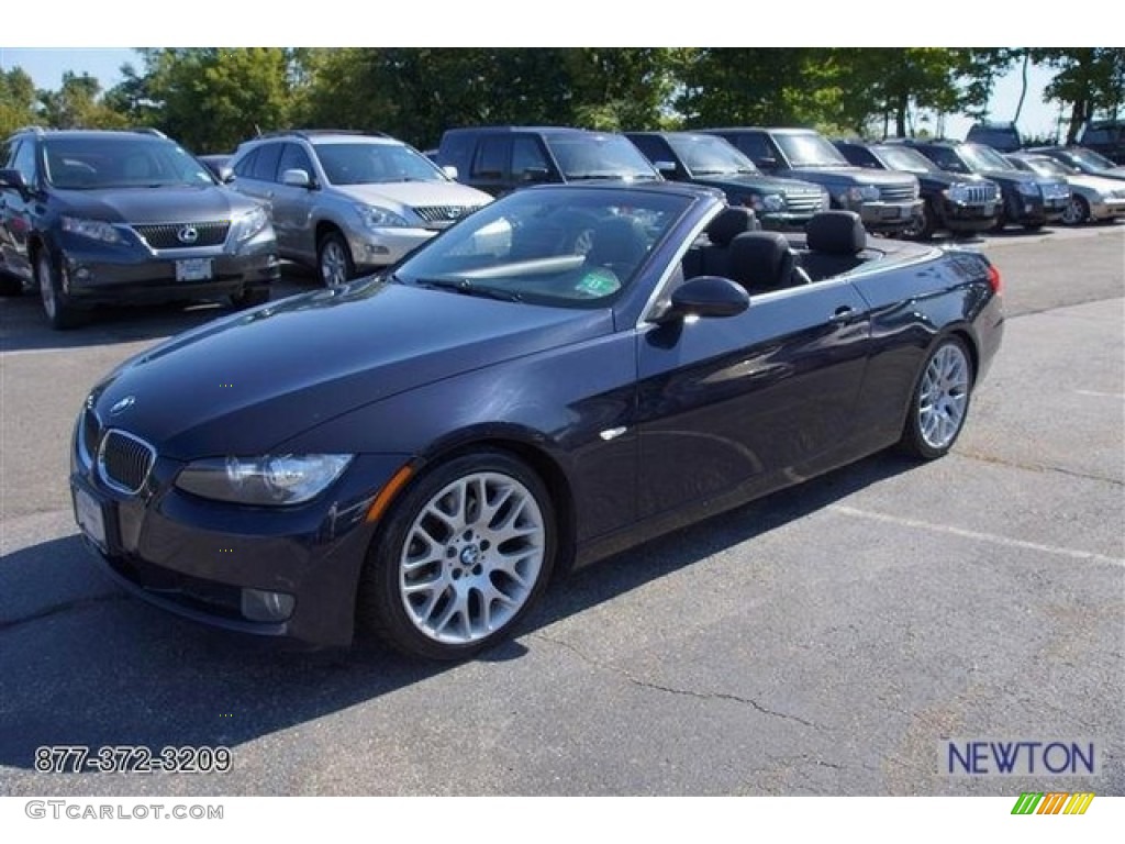 2007 3 Series 328i Convertible - Monaco Blue Metallic / Black photo #3