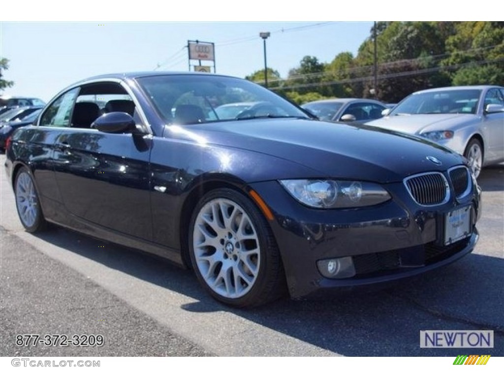 2007 3 Series 328i Convertible - Monaco Blue Metallic / Black photo #66
