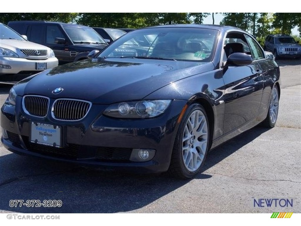 2007 3 Series 328i Convertible - Monaco Blue Metallic / Black photo #70