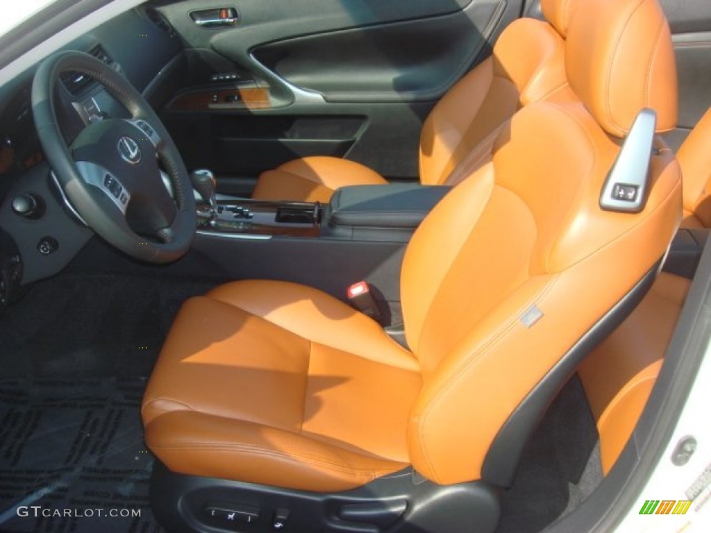 2011 Lexus IS 250C Convertible Front Seat Photo #71450192