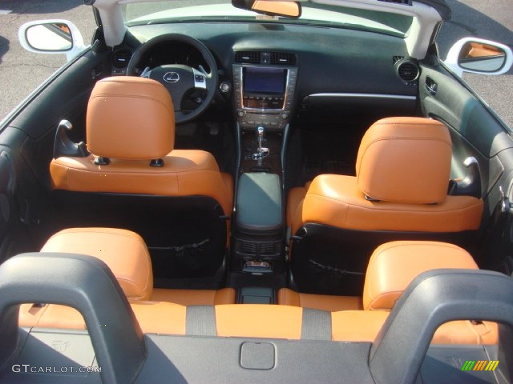 Saddle Tan Interior 2011 Lexus IS 250C Convertible Photo #71450219