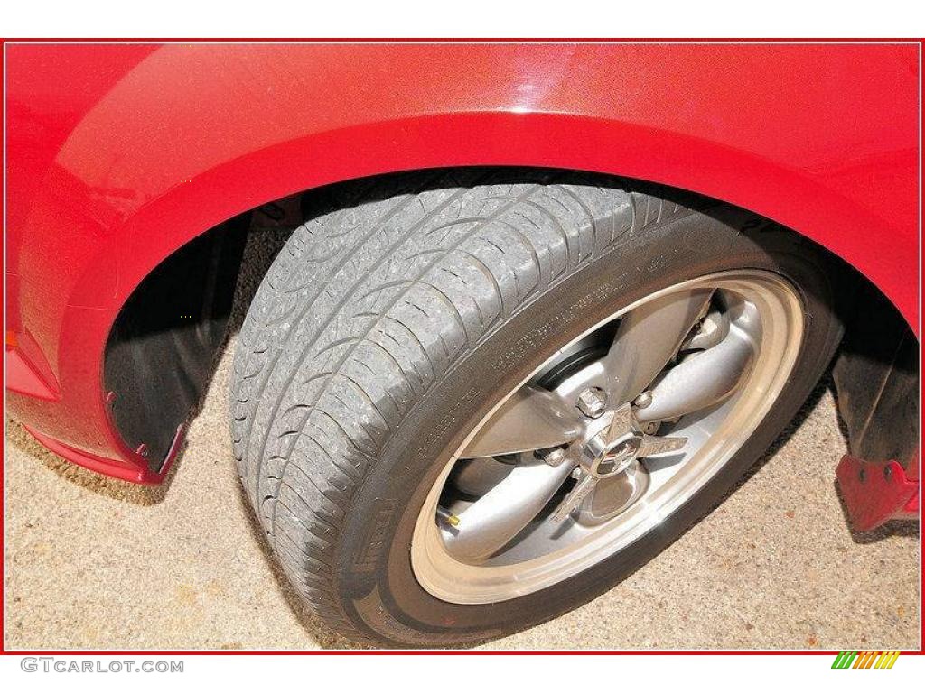 2006 Mustang GT Premium Coupe - Redfire Metallic / Light Parchment photo #10