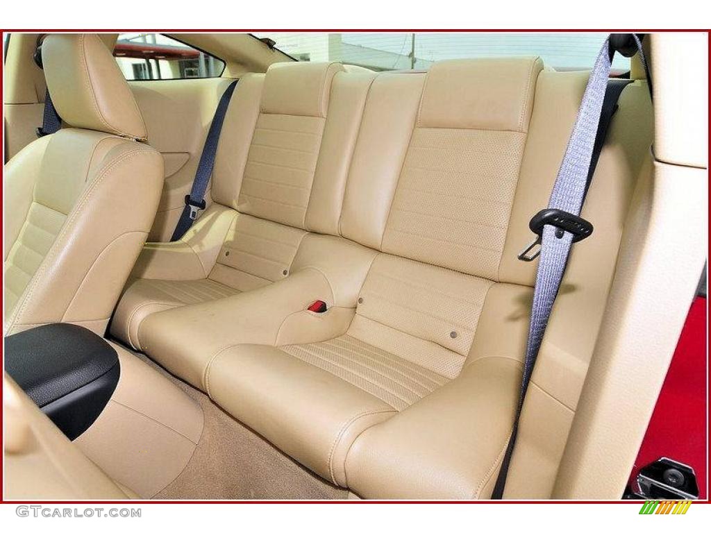 2006 Mustang GT Premium Coupe - Redfire Metallic / Light Parchment photo #15