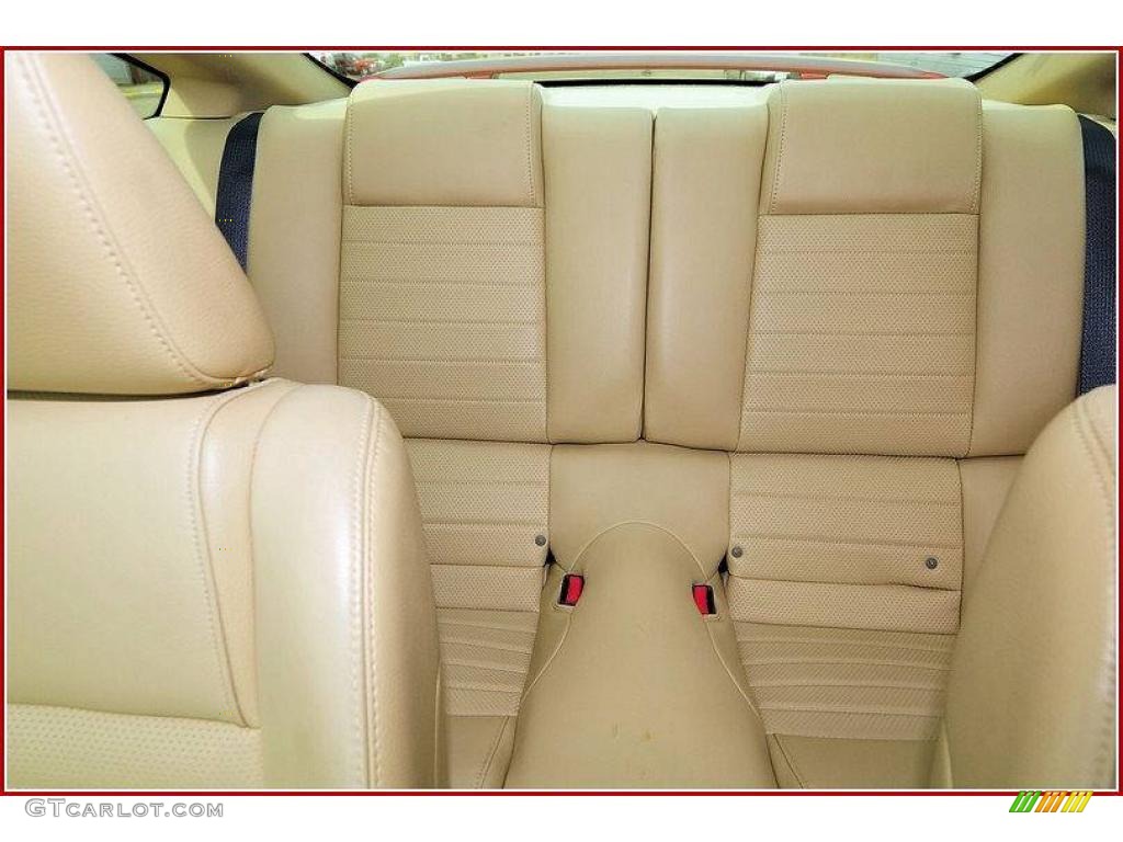 2006 Mustang GT Premium Coupe - Redfire Metallic / Light Parchment photo #25