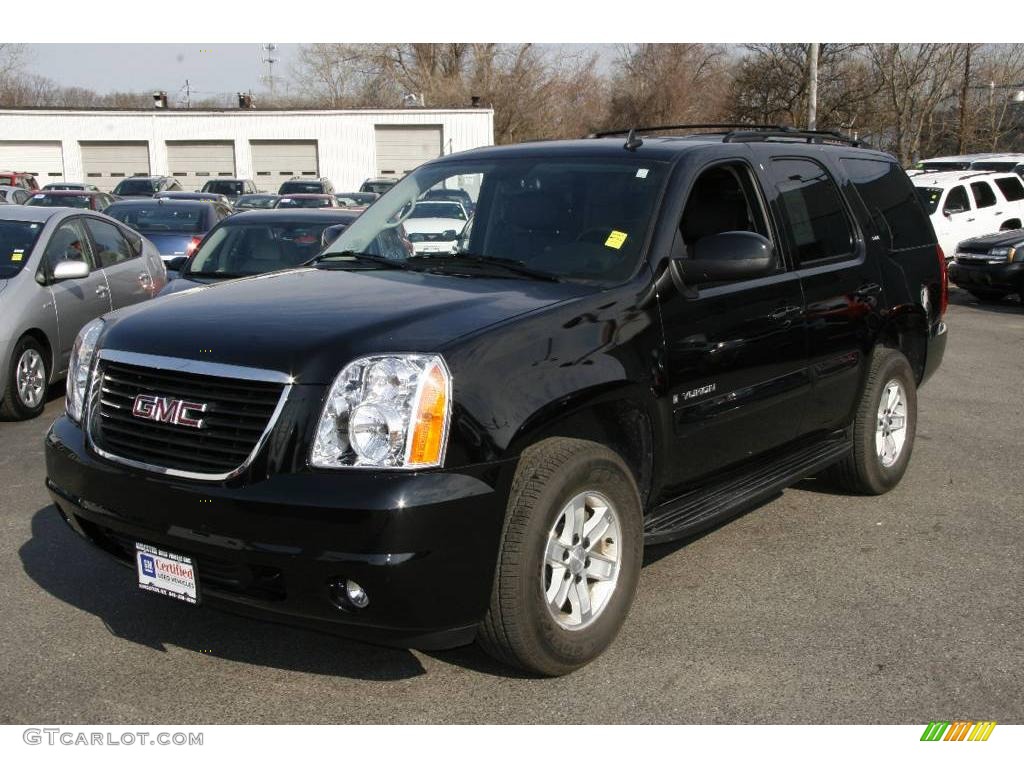 2009 Yukon SLT 4x4 - Onyx Black / Ebony photo #1