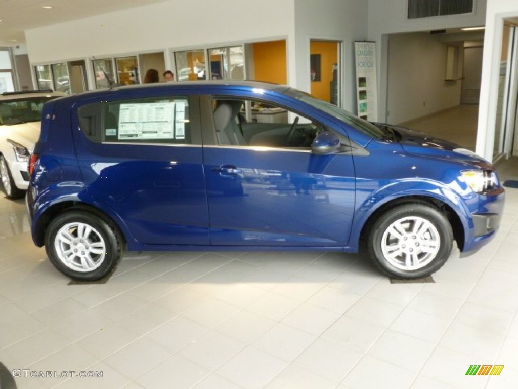Blue Topaz Metallic 2013 Chevrolet Sonic LT Hatch Exterior Photo #71453288