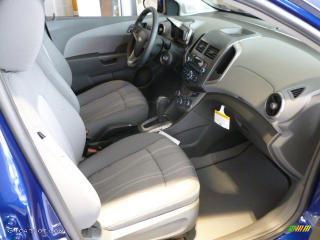 Dark Pewter/Dark Titanium Interior 2013 Chevrolet Sonic LT Hatch Photo #71453306