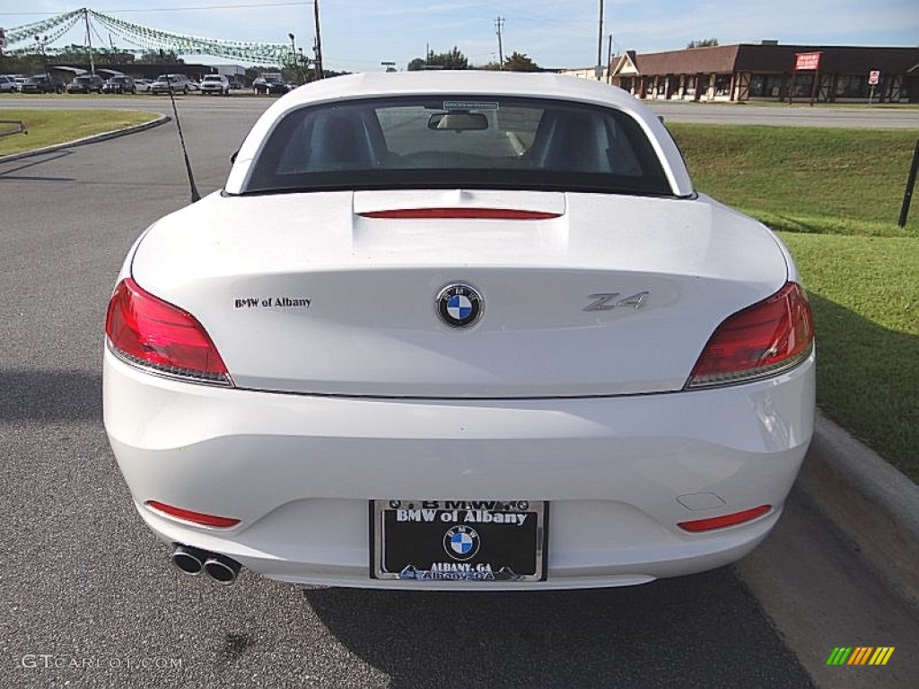 2013 Z4 sDrive 28i - Alpine White / Beige photo #6