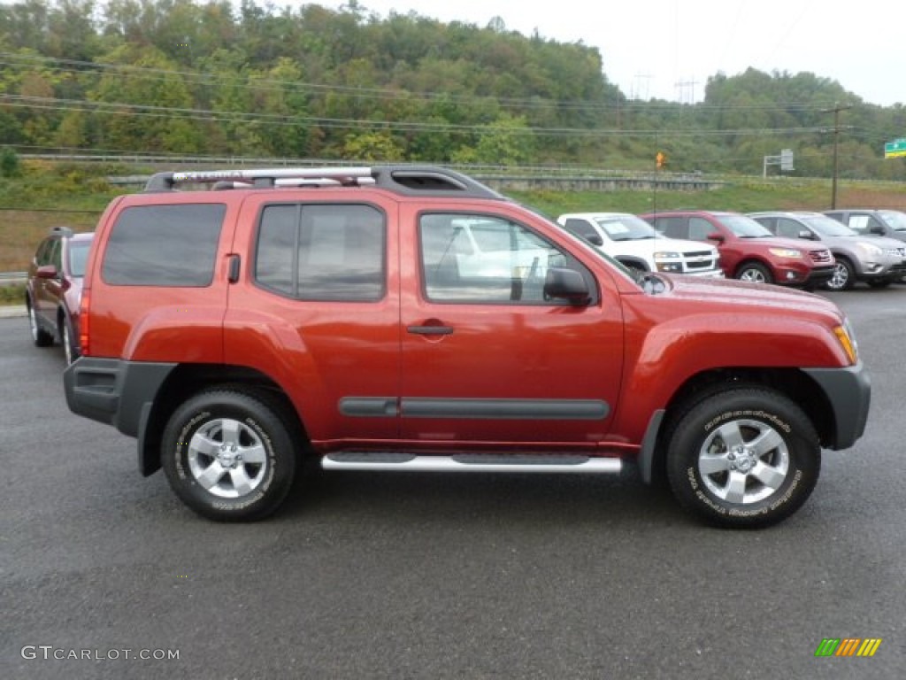 Lava Red 2012 Nissan Xterra S 4x4 Exterior Photo #71453795