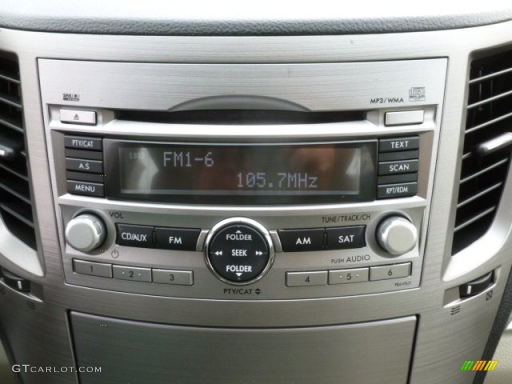 2010 Subaru Legacy 2.5i Premium Sedan Audio System Photo #71454370