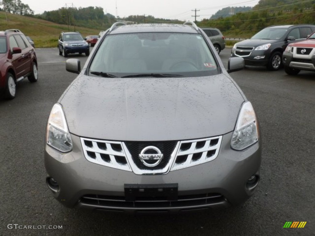 2011 Rogue S AWD - Gotham Gray Metallic / Gray photo #2